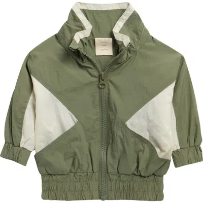 Tiny Tribe Babies'  Parachute Windbreaker In Green