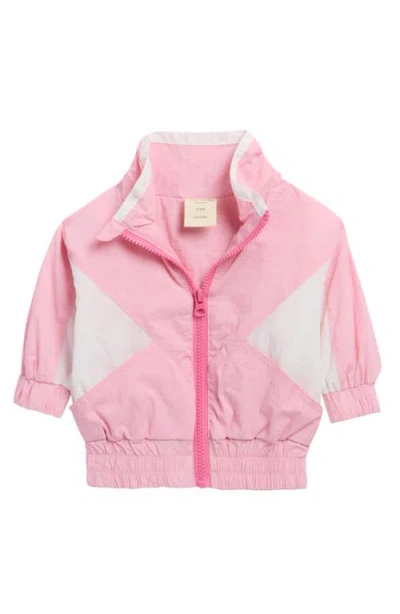 Tiny Tribe Babies'  Parachute Windbreaker In Pink
