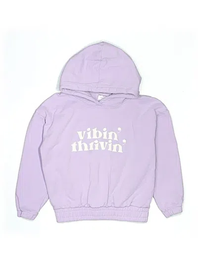 Pre-owned Tiny Tribe Kids' Pullover Hoodie In Purple