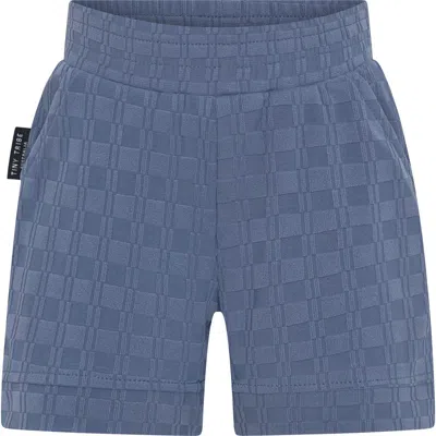 Tiny Tribe Babies'  Textured Drawstring Shorts In Blue