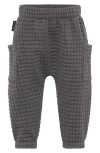 Tiny Tribe Waffle Knit Slouch Joggers In Gray