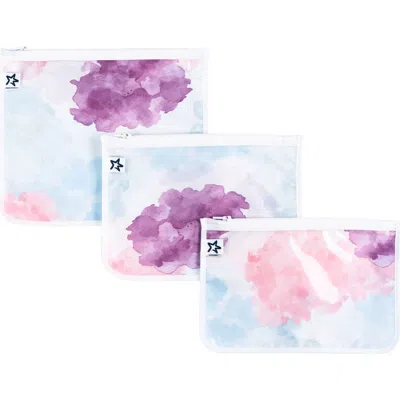 Tiny Twinkle Airline Compliant Toiletry/cosmetics Travel Bags, 3-pack In Pink