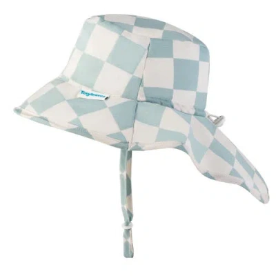 Tiny Twinkle Kids'  Baby Upf 50+  Sun Protection Flap Hat In Blue