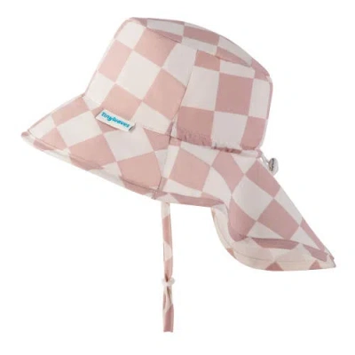 Tiny Twinkle Kids'  Baby Upf 50+  Sun Protection Flap Hat In Pink