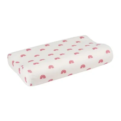 Tiny Twinkle Ergonomic Memory Foam Pillow With Fitted Pattern Pillowcase In Multi