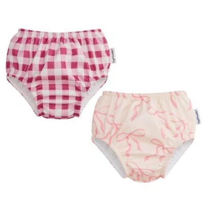 Tiny Twinkle Kids'  Reusable Upf 50+ Pull-up Swim Diapers In Multi