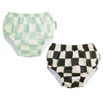 Tiny Twinkle Kids'  Reusable Upf 50+ Pull-up Swim Diapers In Multi