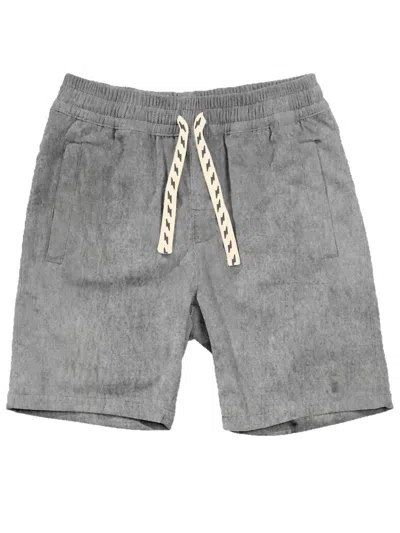 Tiny Whales Kids' Boy's Passport 25 Walk Short In Stonewash In Multi