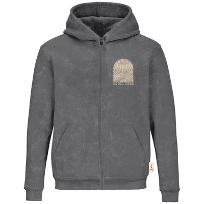 Tiny Whales Kids' Boys' No Bad Vibes Sweatshirt In Black In Gray