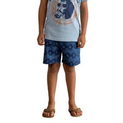 Tiny Whales Kids' Boys' Rad Shorts In Navy Twill In Blue