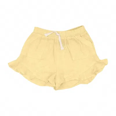 Tiny Whales Kids' Girl's Sun Danze Butterfly Short In Mineral Sunshine In Multi