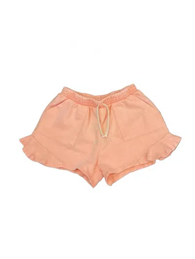 Tiny Whales Kids' Girls Bloom Butterfly Short In Peach In Pink