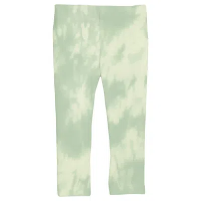 Tiny Whales Kids' Girls Grow With The Flow Leggings In Seafoam Tie Dye In Multi