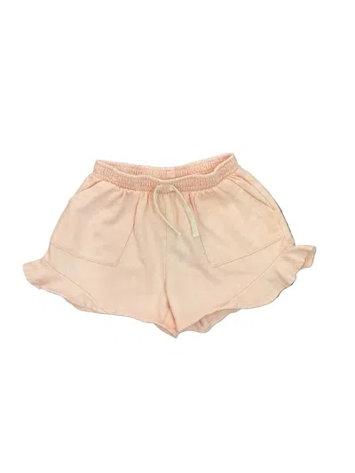 Tiny Whales Kids' Girls Strawberries Butterfly Short In Cream In Beige