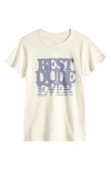 TINY WHALES TINY WHALES KIDS' BEST DUDE EVER COTTON GRAPHIC T-SHIRT