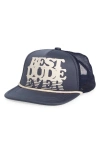 TINY WHALES KIDS' BEST DUDE EVER TRUCKER HAT