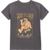 Tiny Whales Kids' Keep It Rad Cotton Graphic T-shirt In Brown