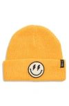 Tiny Whales Kids' No Sad Days Beanie In Yellow