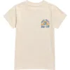Tiny Whales Kids' Wild West Surf Club Cotton Graphic T-shirt In Neutral