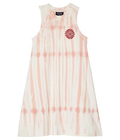 Tiny Whales Kids'  Smell The Flowers Dress Girls Pink Round Neck Sleeveless Jdm791