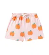 Tinycottons Apples Printed Cotton Jersey Shorts In Pink