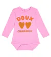 Tinycottons Baby Doux Chamonix Cotton-blend Bodysuit In Pink