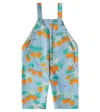 Tinycottons Baby Logo Printed Denim Overalls In Blue