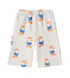Tinycottons Baby Printed Cotton-blend Straight Pants In Multi