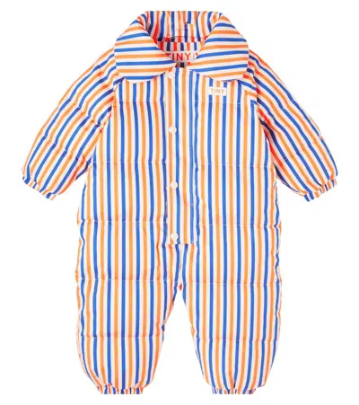 Tinycottons Baby Striped Padded Cotton Onesie In Multi