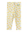 Tinycottons Baby Sun Cotton-blend Jersey Leggings In Gray