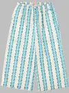 Tinycottons Blue Flowers Pant In Blue