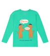 Tinycottons Chamonix Poodles Cotton T-shirt In Green
