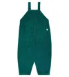 Tinycottons Cotton Corduroy Overalls In Green