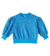 TINYCOTTONS DAISIES FLORAL COTTON TERRY SWEATSHIRT