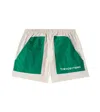 LOGO拼色短裤