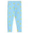 Tinycottons Midnight Sun Printed Leggings In Blue