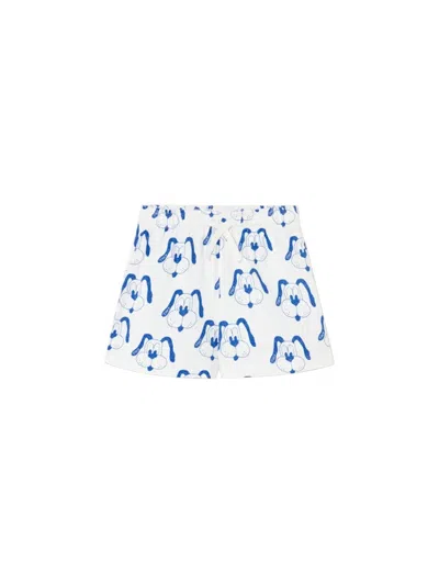 Tinycottons Mini Bermuda Shorts For Kids In White
