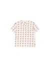 Tinycottons Mini Cherries T-shirt For Girls In White