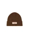 Tinycottons Mini Cotton Hat For Kids In Brown