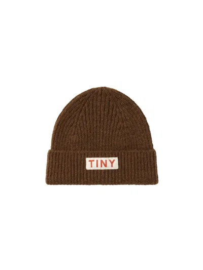 Tinycottons Mini Cotton Hat For Kids In Brown