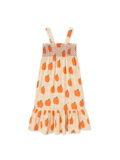 Tinycottons Mini Dress For Kids In Beige