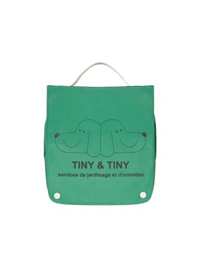 Tinycottons Mini Girls' Backpack In Green