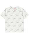 Tinycottons Mini Knit Tee For Girls In White