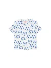Tinycottons Mini Organic Cotton T-shirt For Kids In Blue