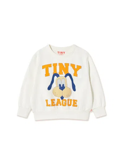 Tinycottons Mini Unisex Organic Cotton Shirt In White