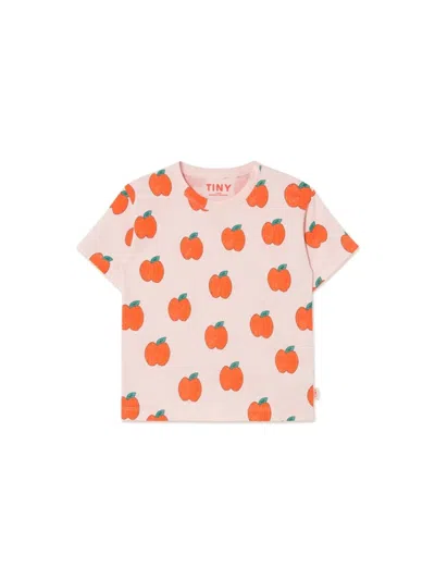 Tinycottons Mini Unisex Organic Cotton T-shirt In Pink