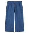 Tinycottons Striped Jeans In Blue