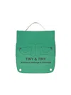 Tinycottons "tiny & Tiny" Backpack In Green