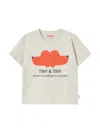 Tinycottons T-shirt Tiny&tiny In Neutral