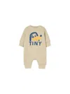 Tinycottons "tiny Dog" Bodysuit In Neutral